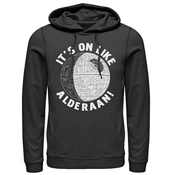 Men's Star Wars It's On Like Alderaan Death Star Graphic Hoodie