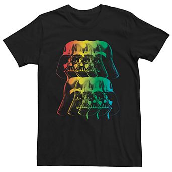 Men's Star Wars Darth Vader Rainbow Tee