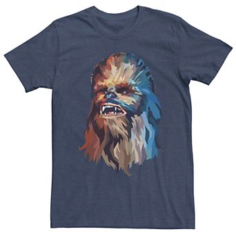 Men's Star Wars Chewbacca Low Poly Portrait Tee