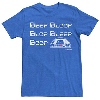 Men's Star Wars R2-D2 Beep Bloop Tee