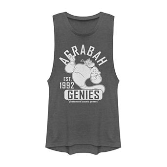 Juniors' Disney's Aladdin "Agrabah Genies" Team Graphic Muscle Tank Top
