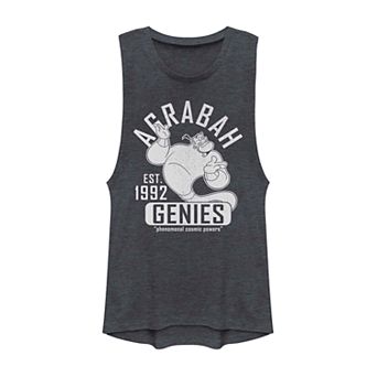 Juniors' Disney's Aladdin "Agrabah Genies" Team Graphic Muscle Tank Top