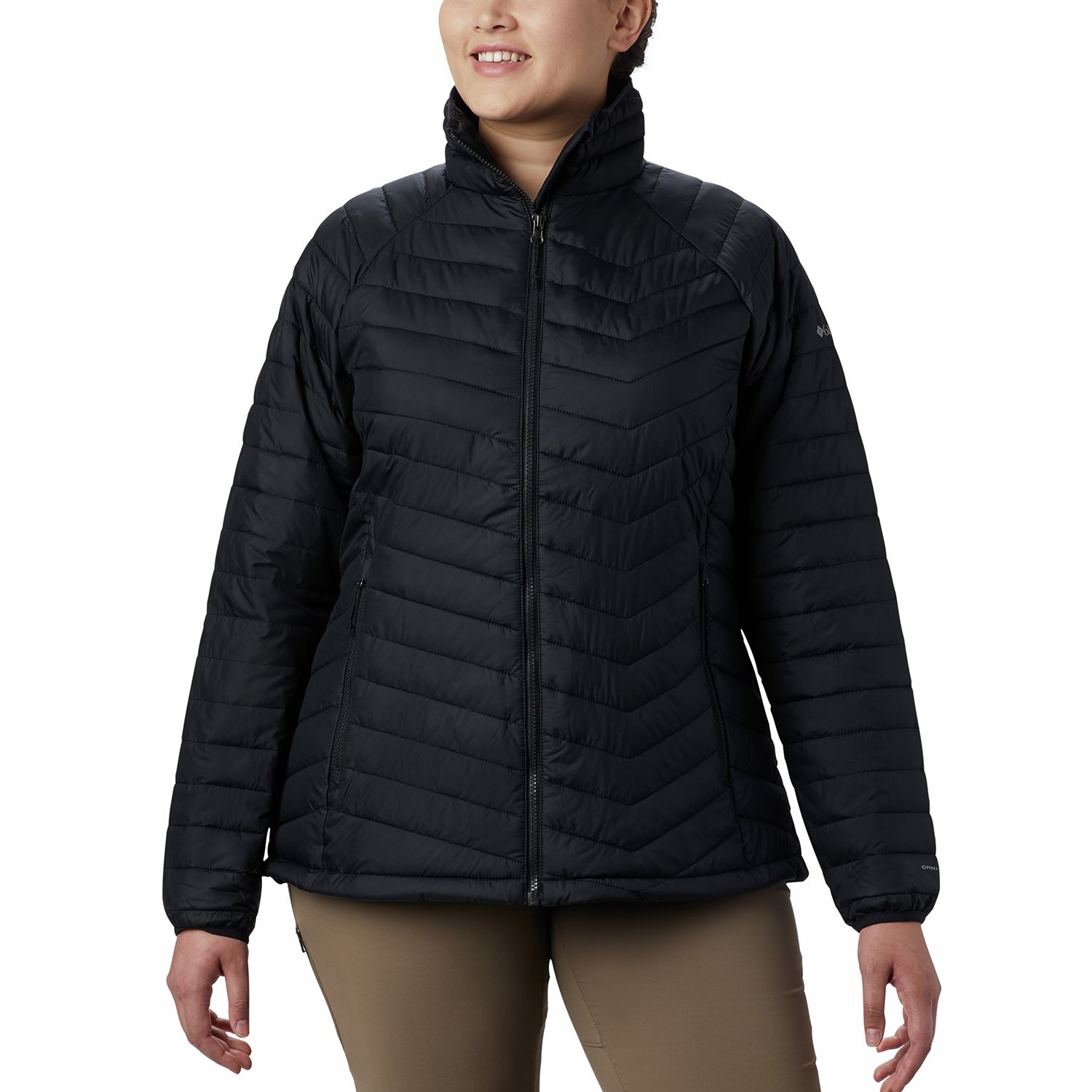 black puffer jacket women's plus size