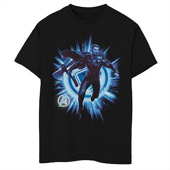 Boys 8-20 Marvel Avengers Endgame Thor Burst Portrait Graphic Tee