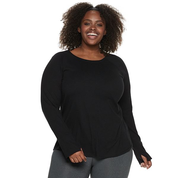 Plus Size Tek Gear® Long Sleeve Core Tee