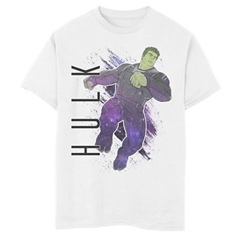 Boys 8-20 Marvel Avengers Endgame Hulk Galaxy Painted Graphic Tee