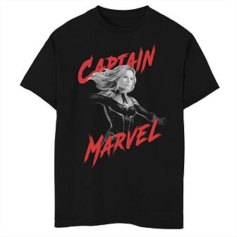 Boys 8-20 Marvel Avengers Endgame Captain Marvel Portrait Graphic Tee