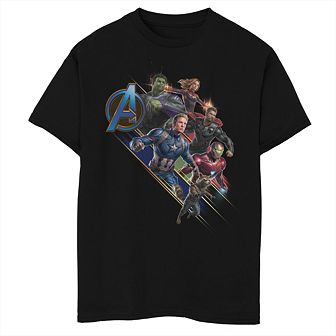 Boys 8-20 Marvel Avengers Endgame Group Shot Graphic Tee