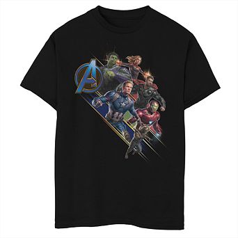 Boys 8-20 Marvel Avengers Endgame Group Shot Graphic Tee