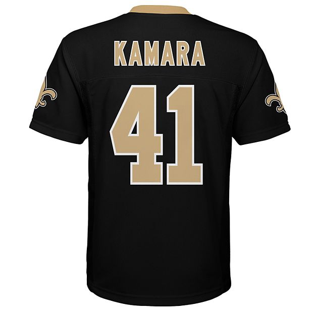 Nike Men's New Orleans Saints Alvin Kamara Game Jersey, Black, Size: XL, Polyester