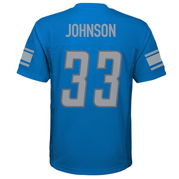 Mens NFL Team Apparel Detroit Lions CALVIN JOHNSON Football Jersey Shi –