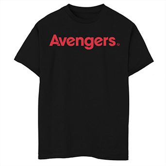 Boys 6-20 Marvel Avengers Endgame Simple Logo Graphic Tee