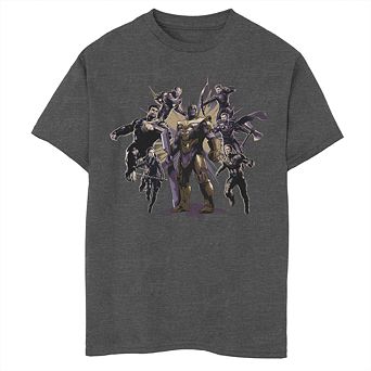 Boys 8-20 Marvel Avengers Endgame Thanos Avenger Attack Graphic Tee
