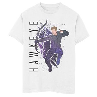 Boys 8-20 Marvel Avengers Endgame Hawkeye Galaxy Painted Graphic Tee