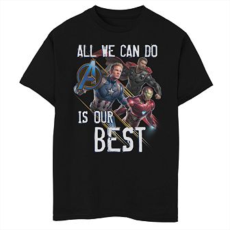 Boys 8-20 Marvel Avengers Endgame Do Our Best Graphic Tee