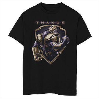 Boys 8-20 Marvel Avengers Endgame Thanos Shield Graphic Tee