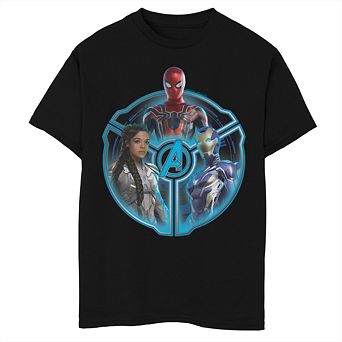 Boys 8-20 Marvel Avengers Endgame Trio Logo Graphic Tee