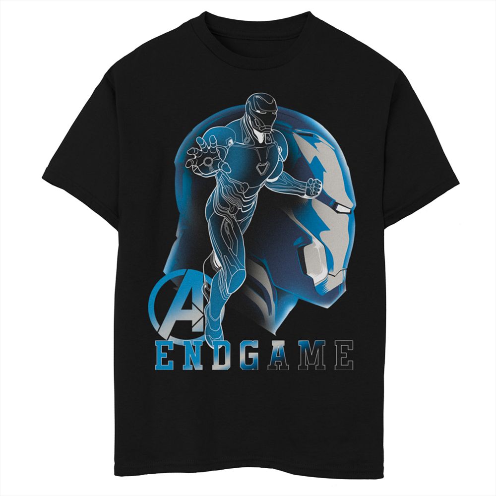 Boys 8-20 Marvel Avengers Endgame Iron Man Profile Graphic Tee