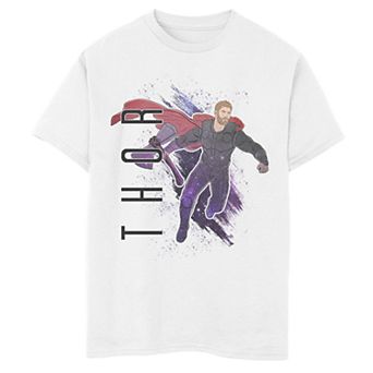 Boys 8-20 Marvel Avengers Endgame Thor Galaxy Painted Graphic Tee