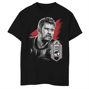 Boys 8-20 Marvel Avengers Endgame Thor Tag Portrait Graphic Tee