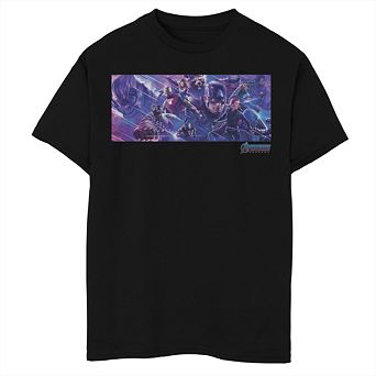 Boys 6-20 Marvel Avengers Endgame Small Movie Poster Graphic Tee
