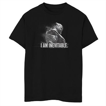 Boys 8-20 Marvel Avengers Endgame Thanos I Am Inevitable Graphic Tee