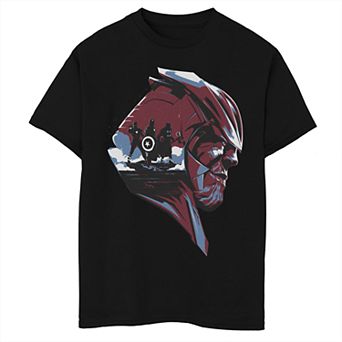 Boys 8-20 Marvel Avengers Endgame Thanos Trio Fill Graphic Tee