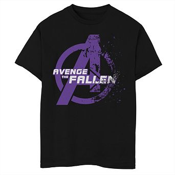 Boys 8-20 Marvel Avengers Endgame Avenge The Fallen Dust Logo Graphic Tee