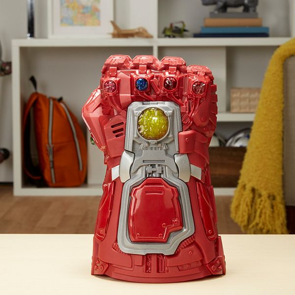 avengers marvel endgame red infinity gauntlet electronic fist