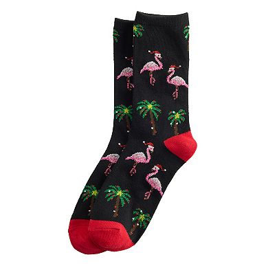 Women's SHINE Holiday Crew Socks