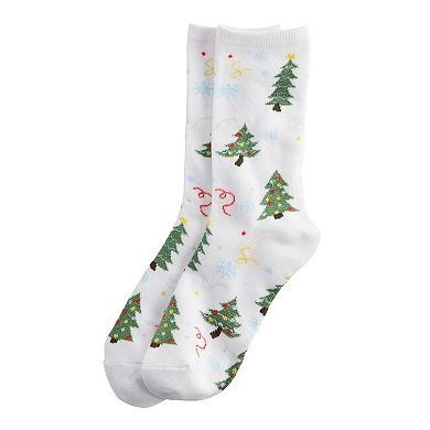 Women's SHINE Holiday Crew Socks