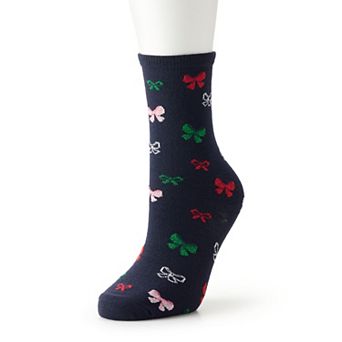 Women's SHINE Holiday Crew Socks
