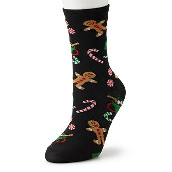 Women's SHINE Holiday Crew Socks