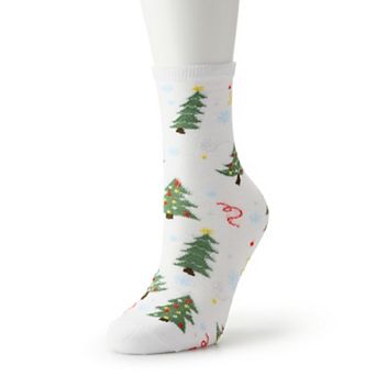 Women's SHINE Holiday Crew Socks