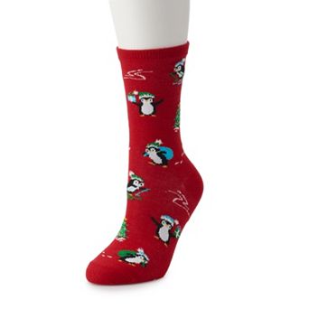 Women's SHINE Holiday Crew Socks