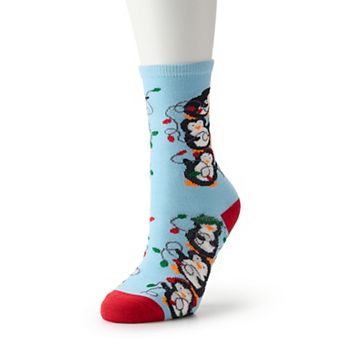 Women's SHINE Holiday Crew Socks