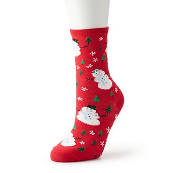 Women's SHINE Holiday Crew Socks