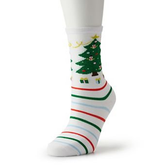 Women's SHINE Holiday Crew Socks