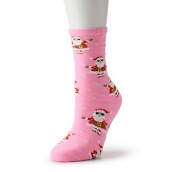 Women's SHINE Holiday Crew Socks