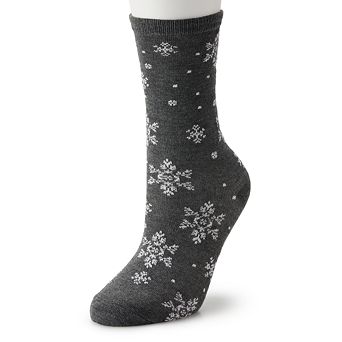 Women's SHINE Holiday Crew Socks