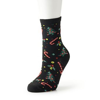 Women's SHINE Holiday Crew Socks