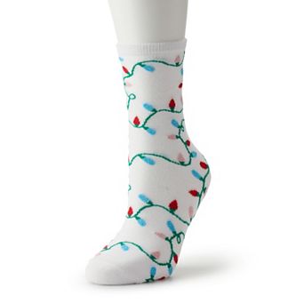 Women's SHINE Holiday Crew Socks