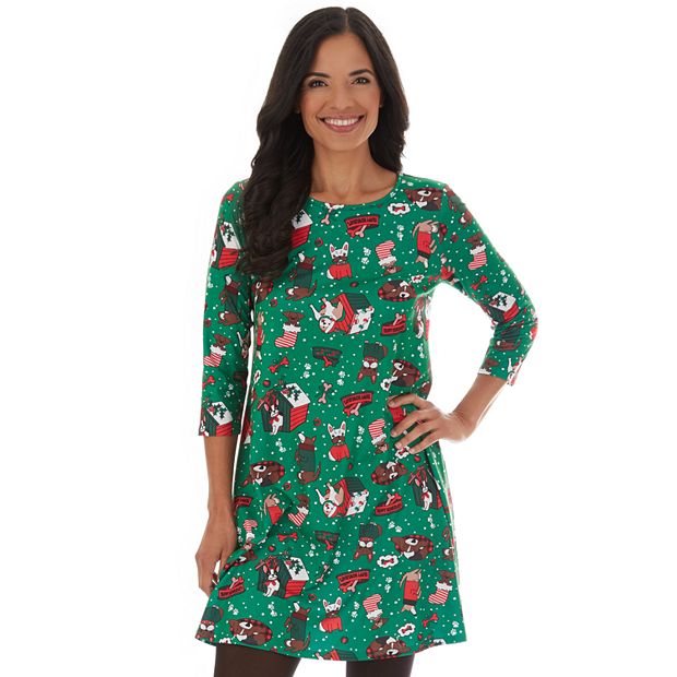 Womens holiday cheap swing dress