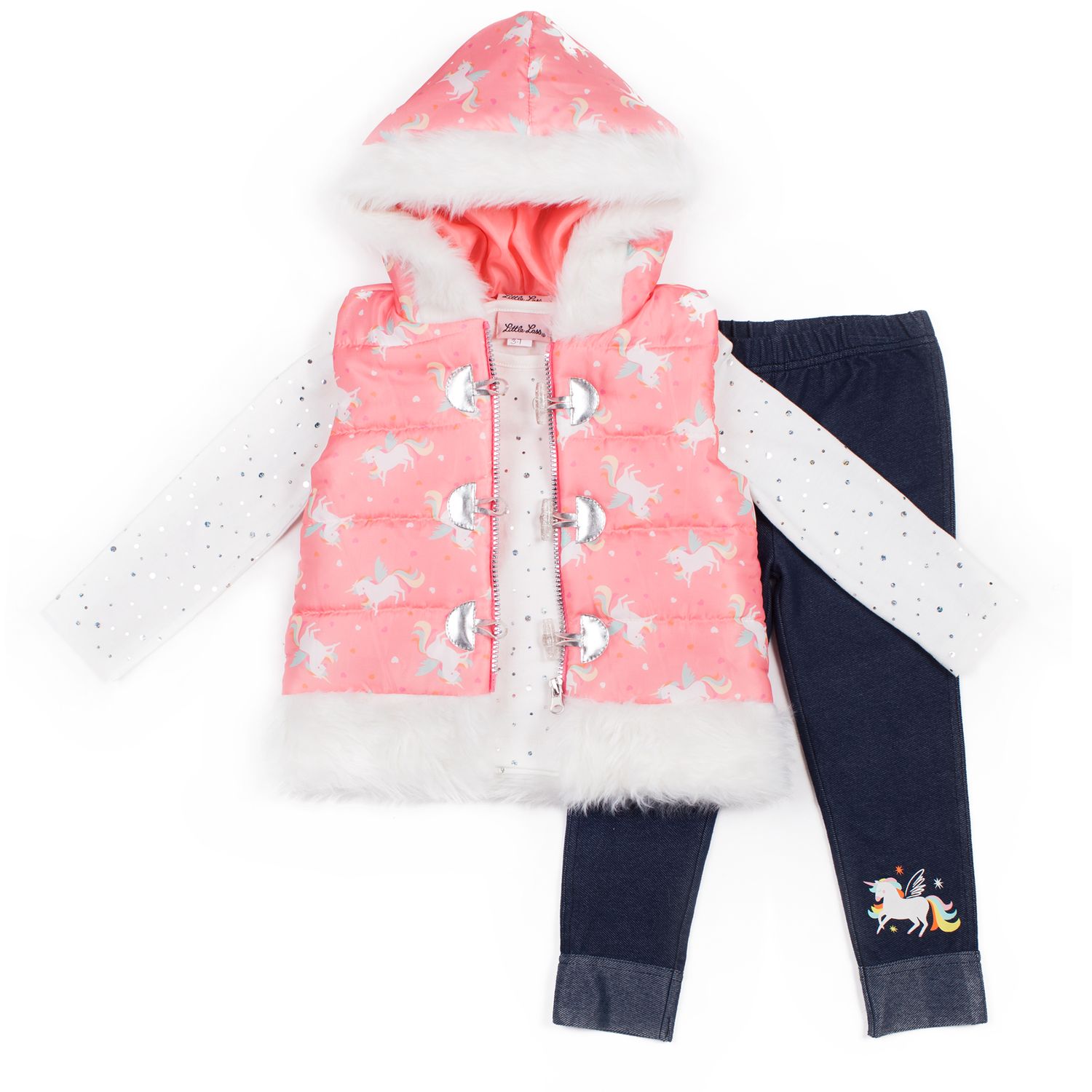 baby girl puffer vest