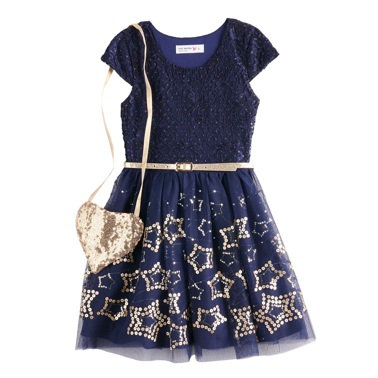 navy dress purse