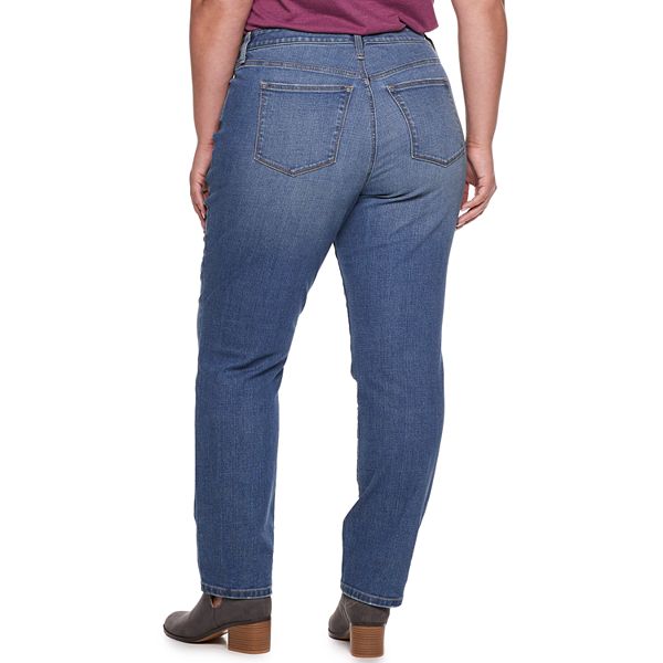 sonoma goods for life plus size jeans