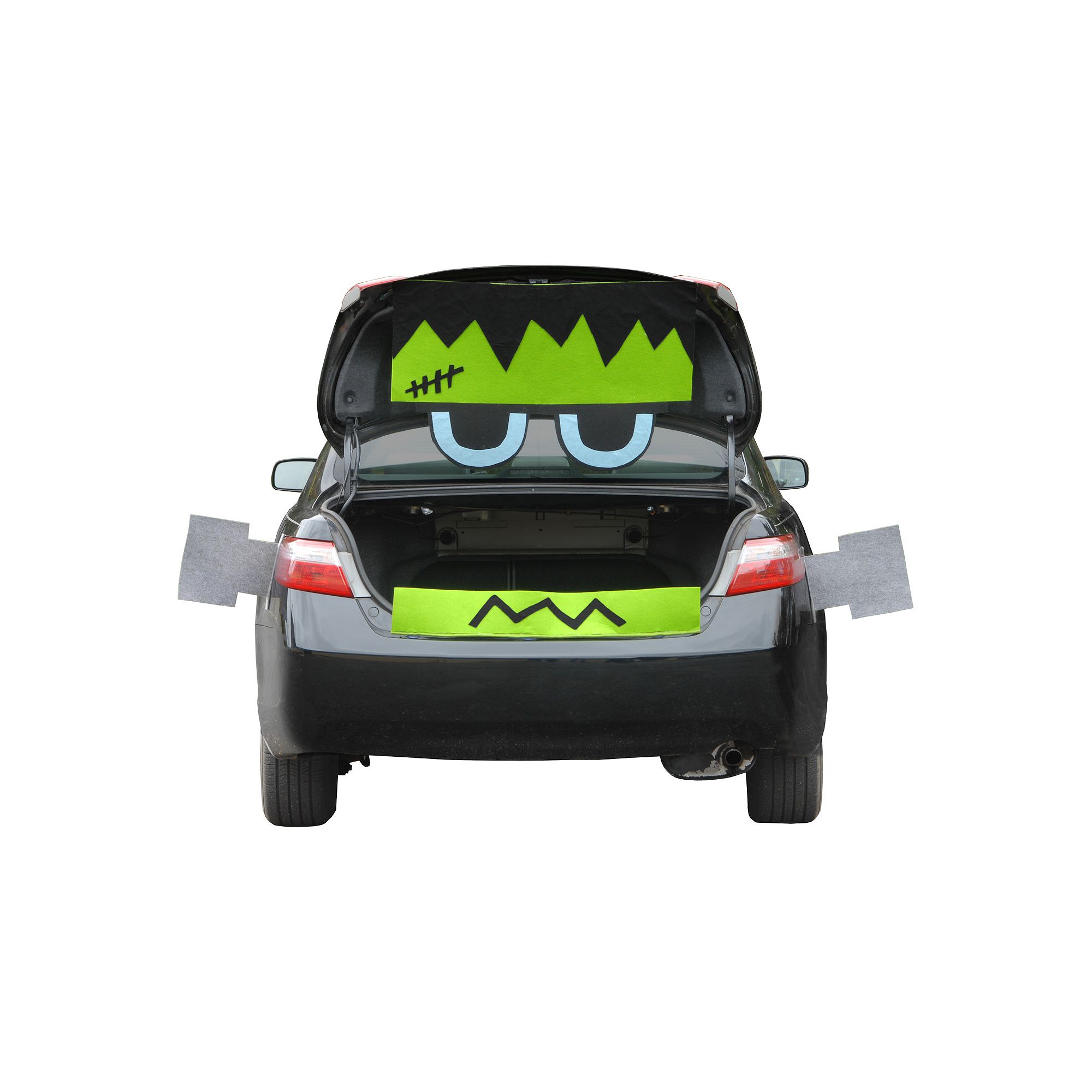 National Tree Company Halloween Frankenstein Car Decor 4-piece Set, Green