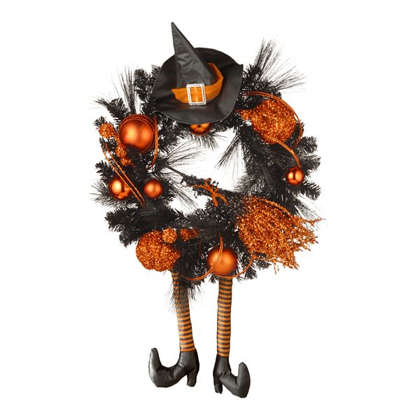 National Tree Company Halloween Witch Wreath