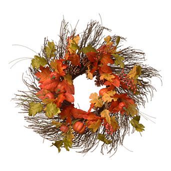 National Tree Company Maple Leaves Wreath