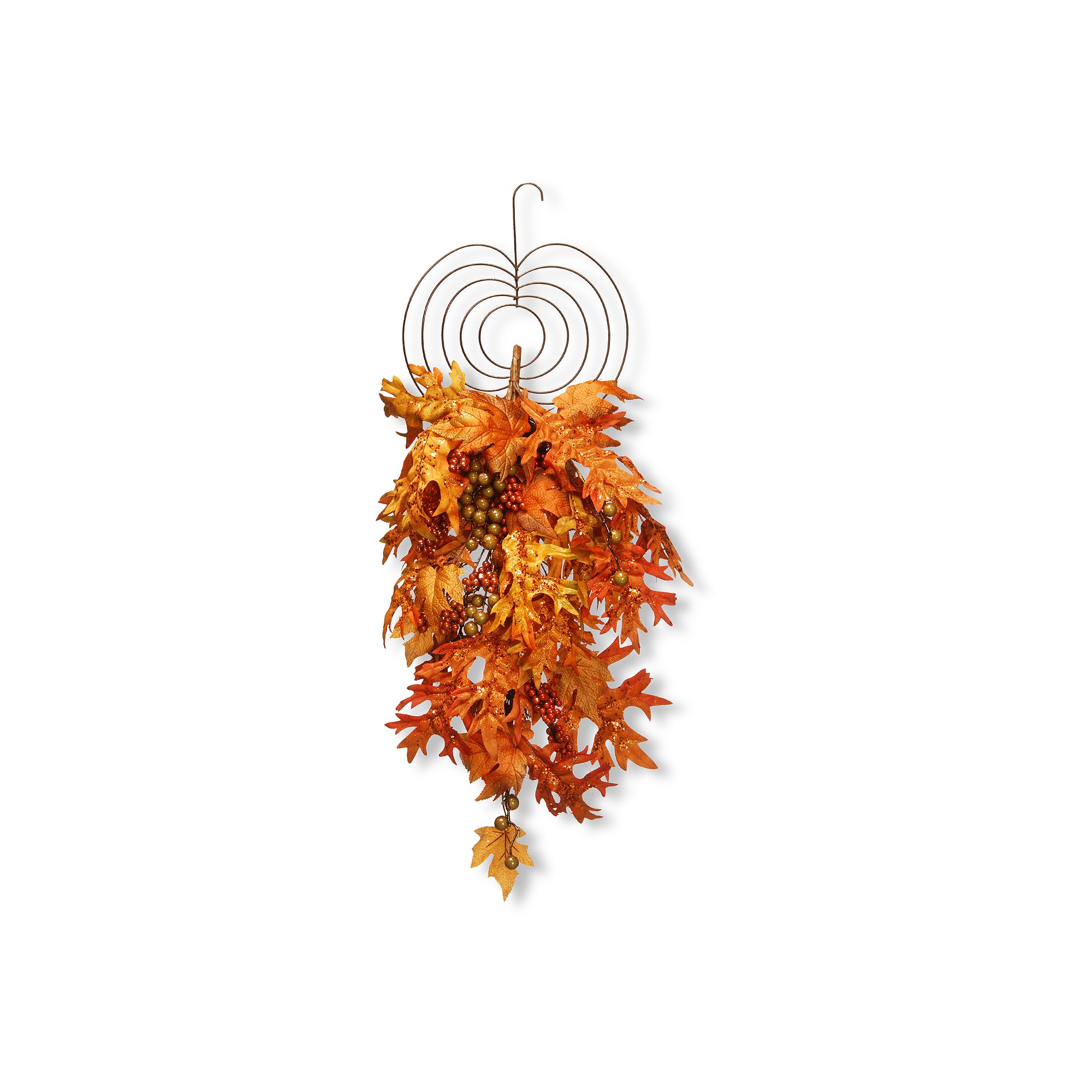 National Tree Company Maple Leaf Teardrop, Orange